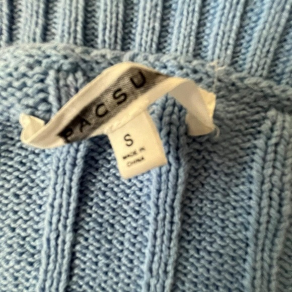 Blue PacSun knitted sweater #skater #pacsun #peace #oversized - Picture 3 of 6